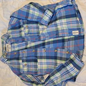 Plaid flannel button up